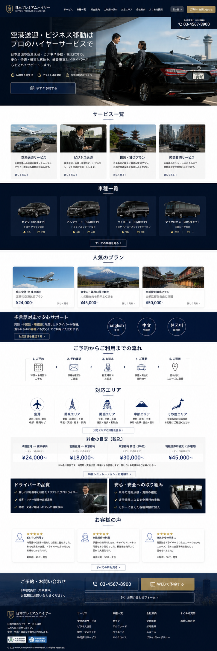用车服务完整首页模板